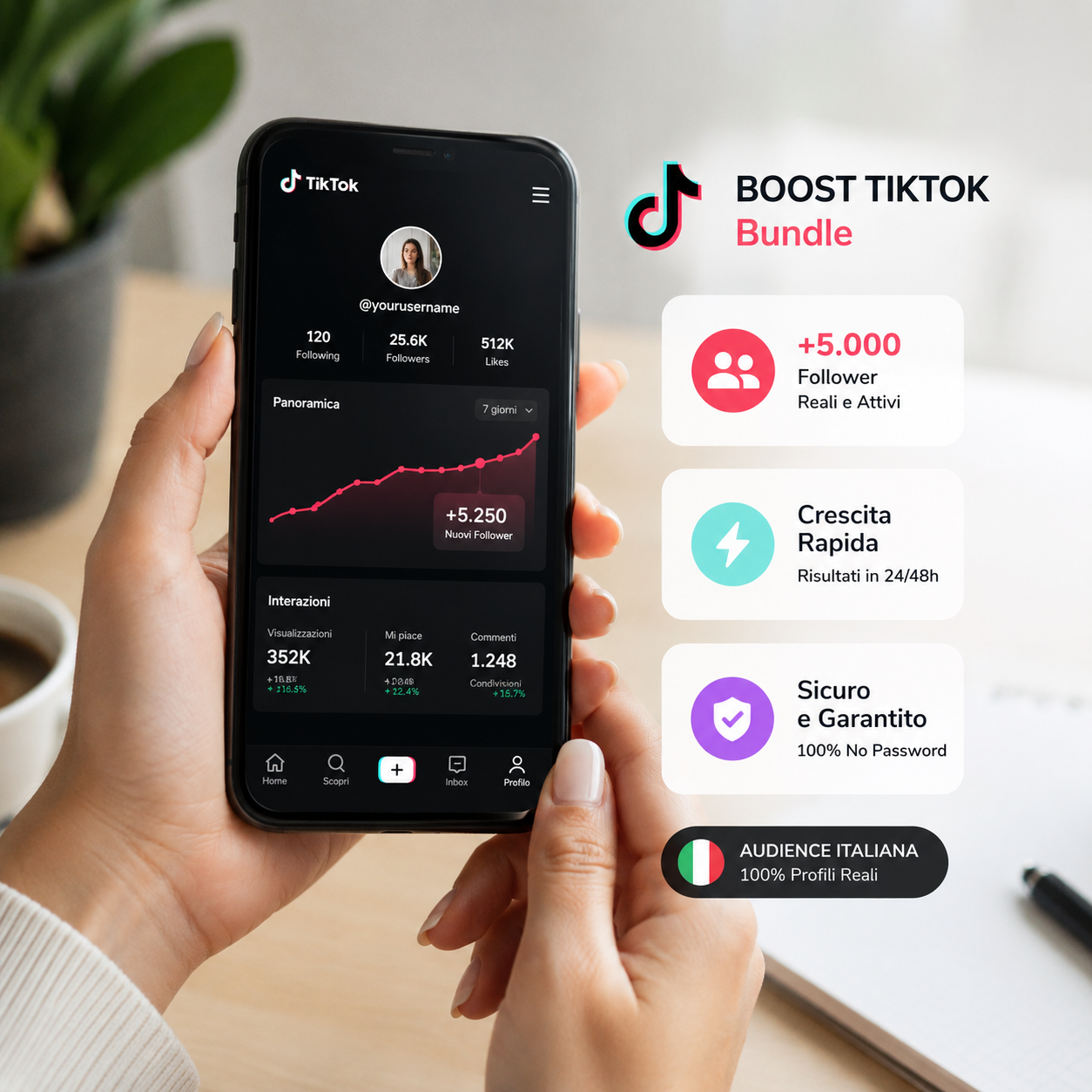 BOOST TIKTOK Bundle - Crescita TikTok