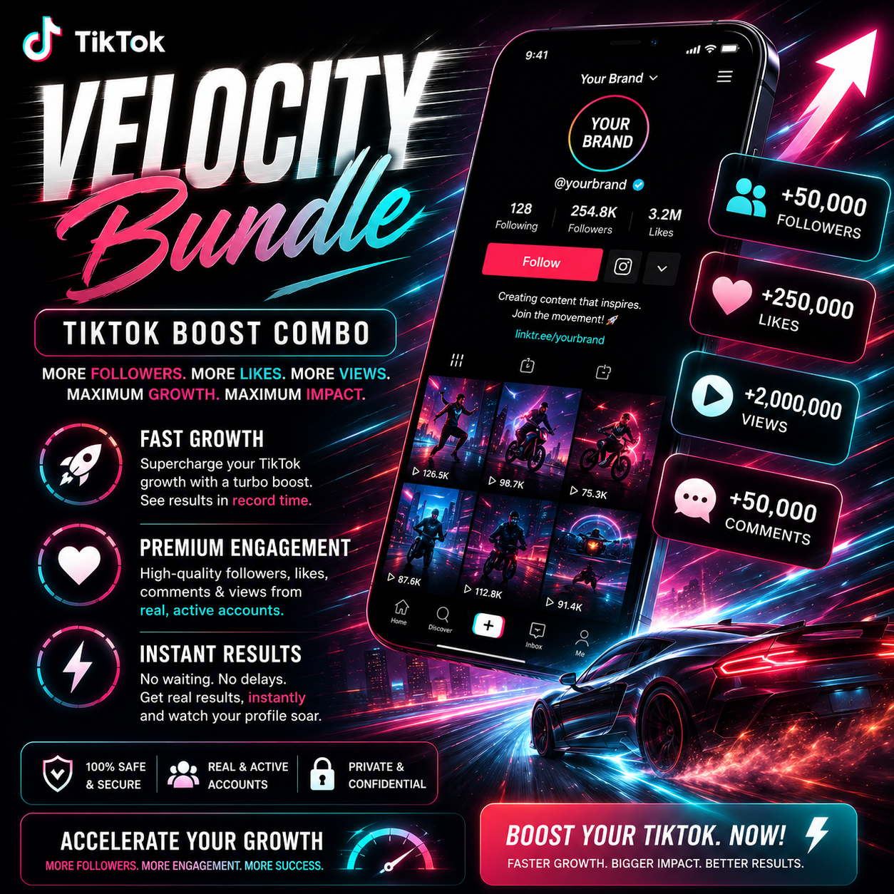 VELOCITY Bundle - TikTok Boost Combo